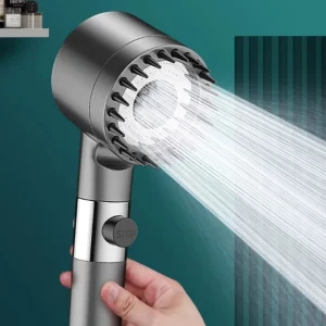 Chuveiro Alta Pressão 3 Modos com Filtro e Massagem - Poupança Água, Fácil Instalação
