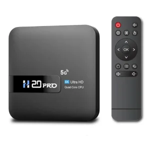 H20PRO Smart TV Box Android 10 WiFi6 - 6K/4K/3D, 2GB RAM, 16GB ROM, Dual WiFi
