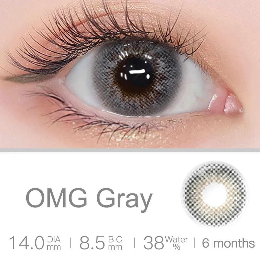 Lentes de Contacto Cinza OMG - Image 2