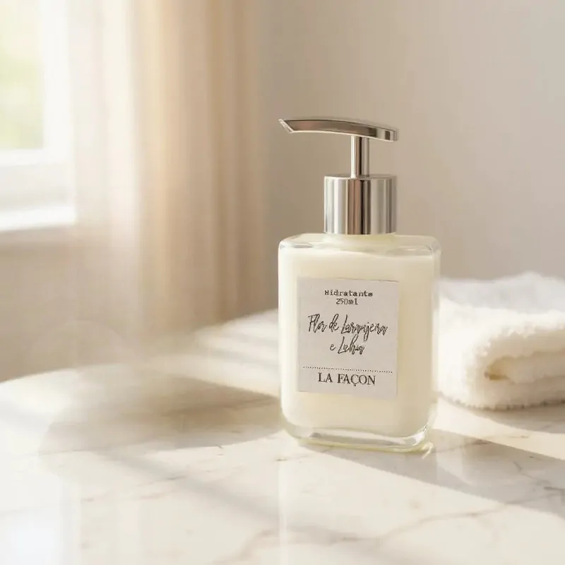 Hidratante Para Corpo E Maos Flor De Larajeira E Lichia – 250ML - Image 7