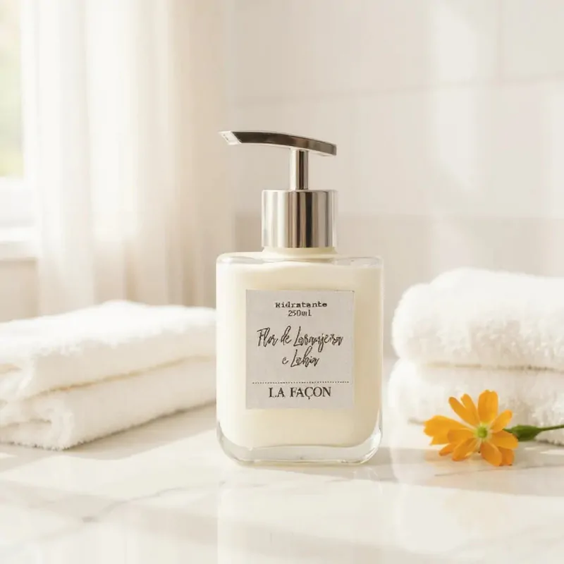 Hidratante Para Corpo E Maos Flor De Larajeira E Lichia – 250ML - Image 6