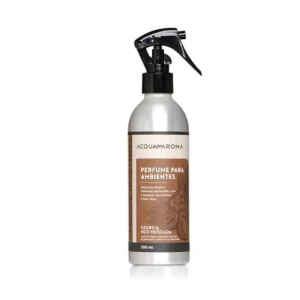 Perfume para Ambientes Acqua Aroma 200ml Cedro e Noz Moscada