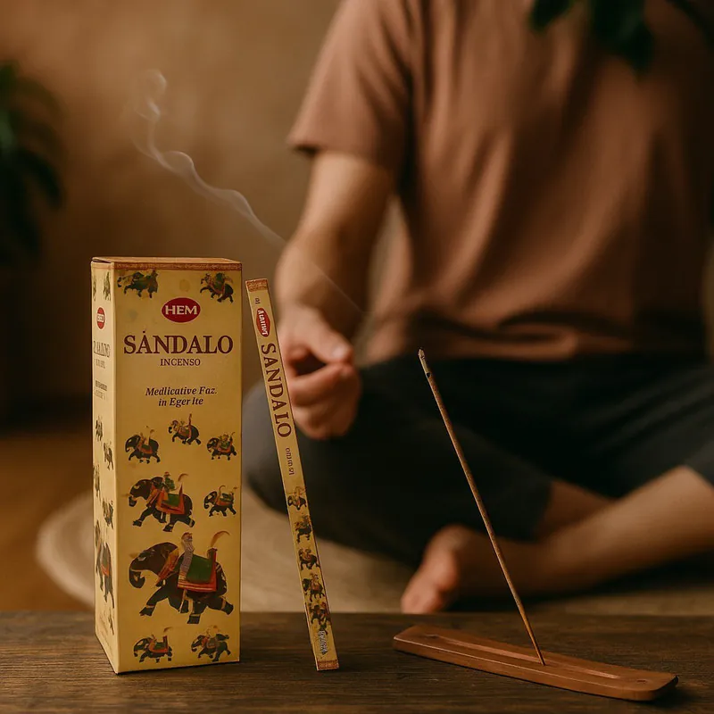 Kit 25 Incensos Naturais de Sândalo-Aroma Quente e Relaxante - Image 5
